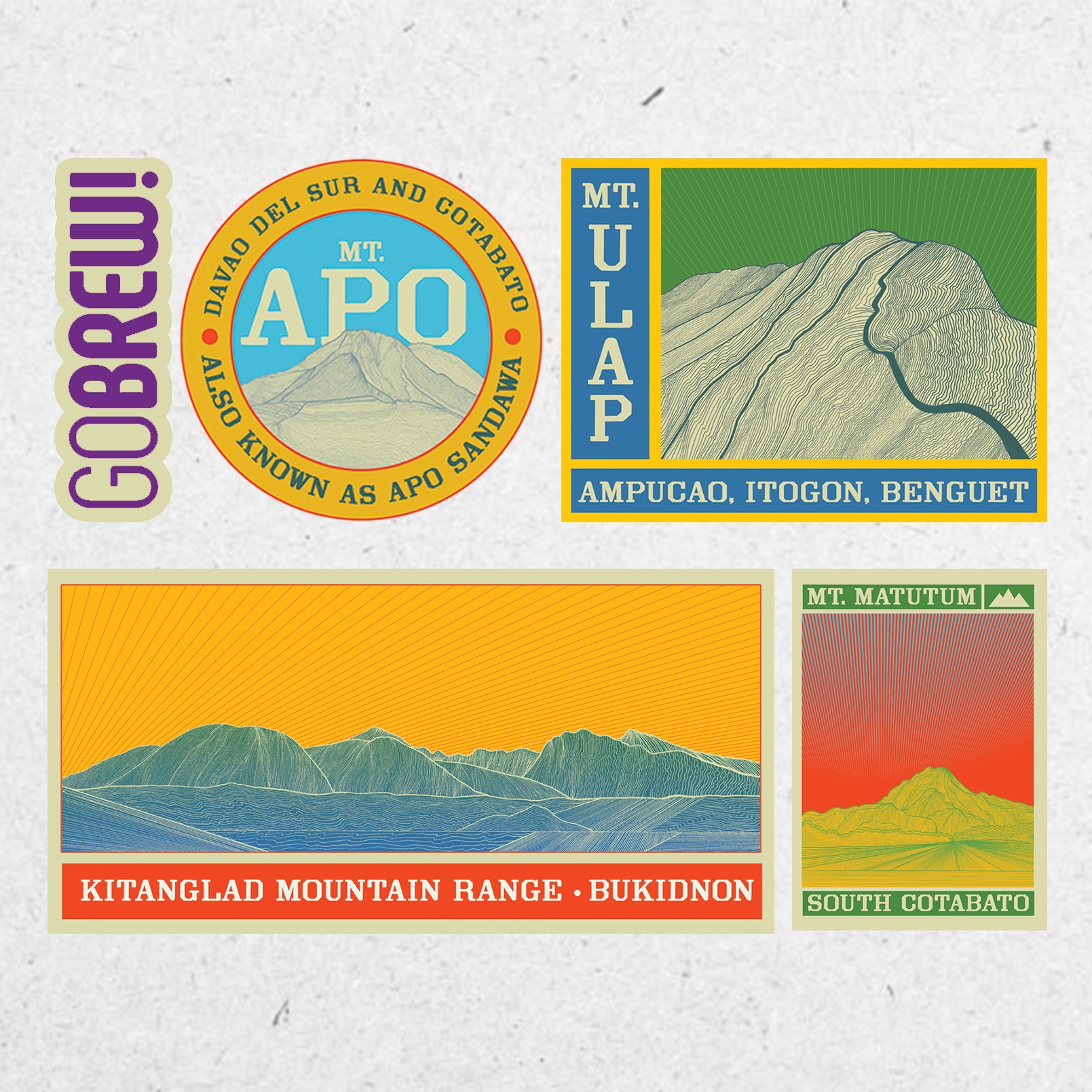 Pandikit Pack - Mga Bundok