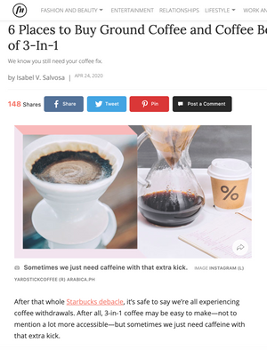 FEMALE NETWORK: 6 Places to Buy Ground Coffee and Coffee Beans If You're Tired of 3-In-1